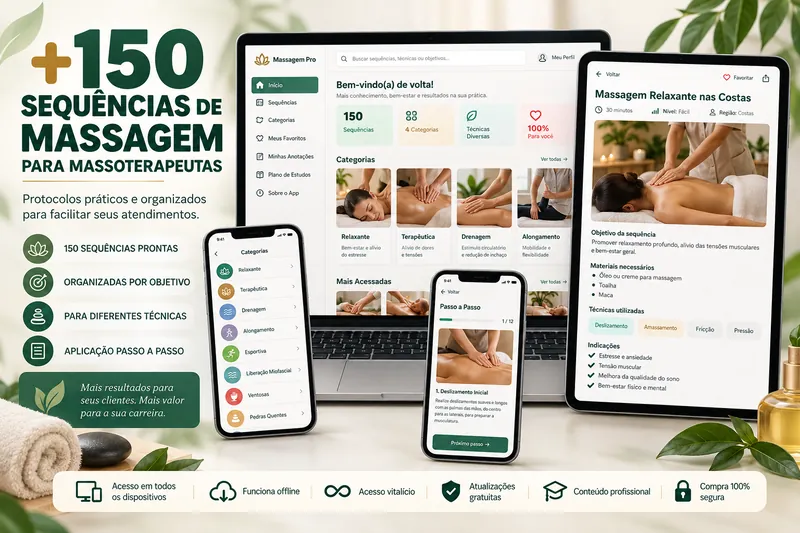 MassoPro disponível em notebook, tablet e celulares